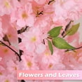 thumbnail image 6 of 6FT Artificial Cherry Blossom Tree, Fake Pink Sakura Faux Silk Plant in Pot, Lifelike Decorative Tree for Indoor Home Office Wedding Party Outdoor Decor, No Maintenance, 6 of 11
