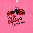 thumbnail image 4 of Inktastic My Daddy Loves Me with Cute Ladybugs Boys or Girls Baby T-Shirt, 4 of 5