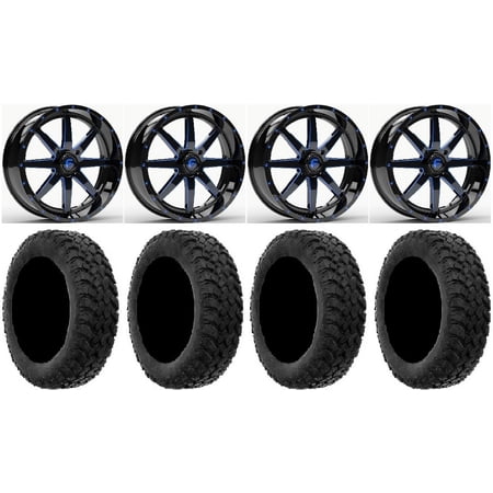 Fuel Maverick Blue 20 Wheels 34 MotoHammer Tires Sportsman RZR Ranger
