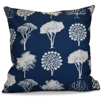 Simply Daisy 16" x 16" Field of Trees Floral Print Pillow