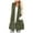 Z2-Green, variant on Womens Sleeveless Sherpa Vest with Pockets Lapel Open Front Fleece Cardigan Sweater Fuzzy Jacket Coat (Green, M)
