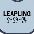 thumbnail image 4 of Inktastic Leapling 2-29-24 Leap Year Boys or Girls Baby Bib, 4 of 4