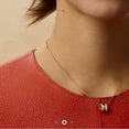 thumbnail image 2 of Mini Pendentif Pop H Hermès Or et Blanc 'H' Collier Pendentif, 2 of 5