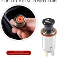 thumbnail image 3 of Car Cigarette Lighter, DC 12V Auto Cigarette Lighter Socket Plug Element, Cigarette Lighter without Cable for Most Cars, Trucks, Trailers, RVs, Boats, Universal Car Accessories, 3 of 4