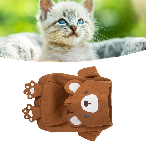 Disfraz adorable de gato, sudaderas con capucha para gatos, ropa