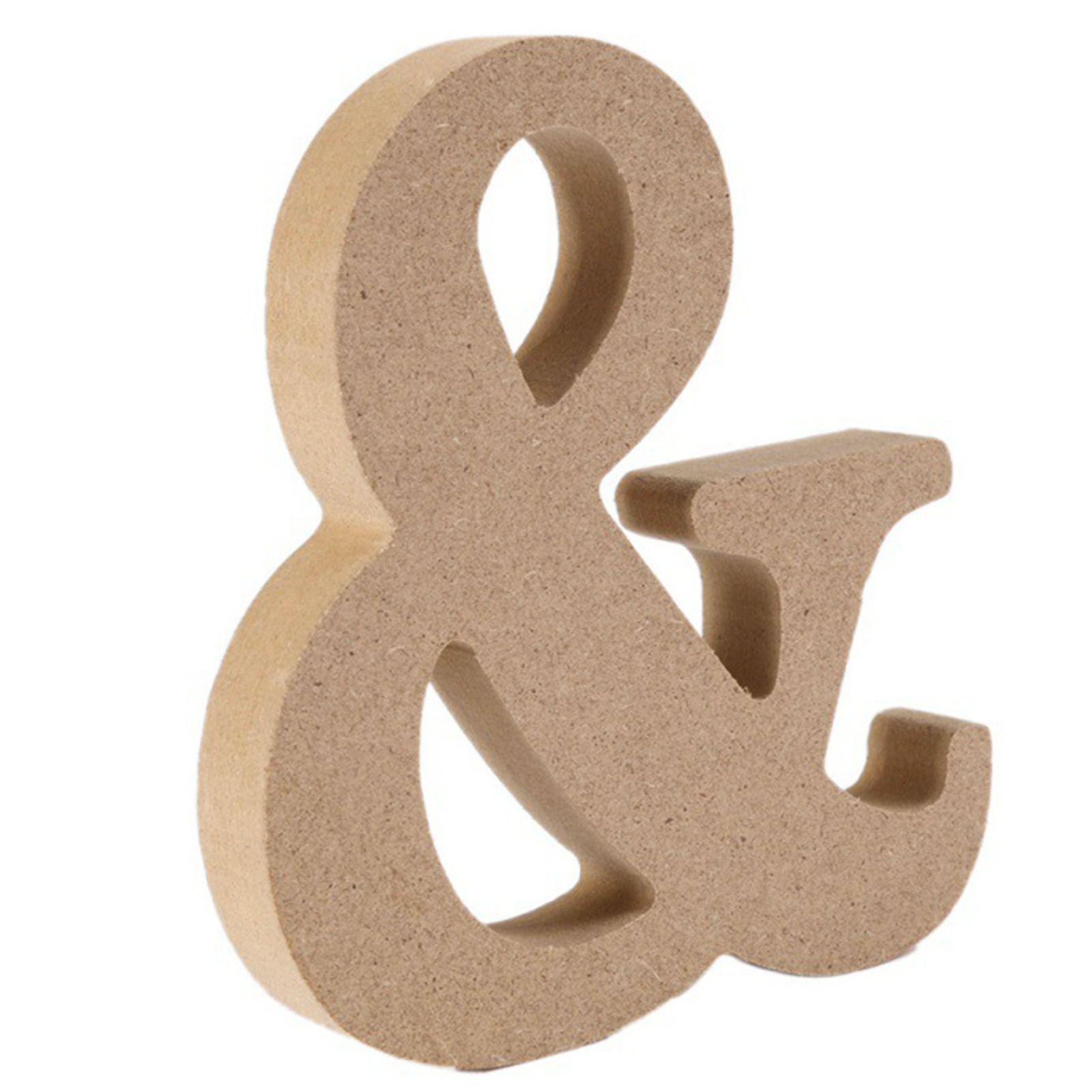 Trayknick Lovely English Letter Shape Statue Decor Handmade Good Carved