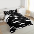 thumbnail image 3 of Feelyou Racing Lover Kids Full Size Comforter Sets, Exterme Sports Athlete Bedding Comforter Set, Cartoon Automobile Theme Reversible Bedding Sets, Microfiber Bedroom Decor, 3 Pieces, 3 of 8