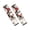 Chinese Cat Blossom Print, variant on Chririnla Cowhide Geometric Pattern Car Seat Belt Pads 2 Pack, Seat Belt Shoulder Pad Composite SBR Thick Waterproof for Truck SUV Sedans