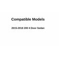 thumbnail image 2 of Heated W/Antenna Back Window Back Glass Compatible with Chrysler 200 2015-2018 4 Door Sedan Models, 2 of 5