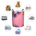 thumbnail image 5 of KLL Summer Fruits And Sunglasses Waterproof Foldable Laundry Hamper Bucket with Handles for Storage Bin,Kids Room,Home Organizer (Medium ), 5 of 7