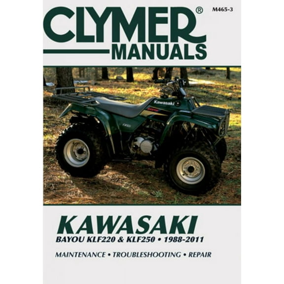 Kawasaki Bayou KLF220 & KLF250 ATV (1988-2011) Service Repair Manual ^