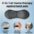 thumbnail image 5 of 3-in-1 Massager Lumbar Support Pillow | Smooth Spine Triple Fusion Back Massager for Lower Back & Sciatica Pain Relief in Bed or Office Chair, 5 of 8