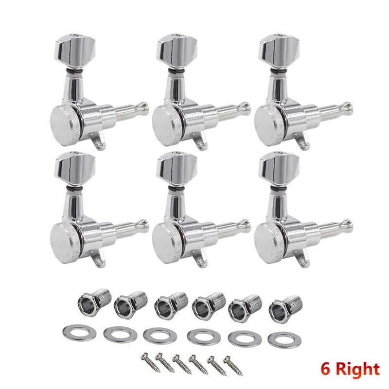 CEORPER Inline Chrome Electric Guitar Locking Pick Set for ST TL Style