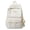 White, variant on Women's Casual Nylon Polka Dot Backpack, Fashion Large Everyday Daypack, Coquette Bookpack for Campus Weekend Commute