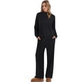 thumbnail image 4 of EASYBRA Womens Two Piece Mock Neck Matching Set Lightweight Loungewear Wide Leg Travel Outfit Fall Fashion 2026 S 2XL, 4 of 6
