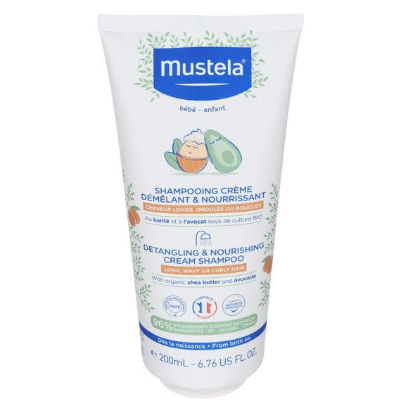 Shampoo Mustela Crema Desenredante y Nutritivo 200 ml