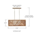 thumbnail image 2 of 3 Light Island In Coastal Style-12.5 Inches Tall And 35.5 Inches Wide Capital Lighting 847431Ma, 2 of 7