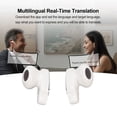 thumbnail image 4 of Ai Language Translator Earbuds, 164+ Languages Online Translate, Fingerprint Control, Bt 5.3, Stereo, Ai Dialogue Mode, With App, for Muisc, Calls, for Traveling, Learning, 4 of 7
