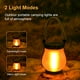 thumbnail image 3 of Linterna Solar, Luz Decorativa Parpadeante de Luz Solar Al Aire Libre para Patio, 3 of 7