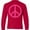 Red, variant on Inktastic Pink Peace Sign Long Sleeve Youth T-Shirt