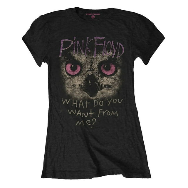 Pink Floyd Womens What Do You Want From Me? Owl T-Shirt