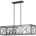thumbnail image 3 of 87338-SB-Designers Fountain-High Line - Eight Light Linear Chandelier, 3 of 10
