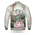 thumbnail image 2 of Easter Egg Wirehaired Pointing Griffon Bunny Ear Welcome Spring Truck All Over Print 3D Baseball Jacket Dog Lover Bomber Jacket Softball - 12002, 2 of 6
