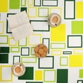 thumbnail image 4 of FINGERCRAFT Tablecloth, High GSM Cotton Fabric, Distinctive Printed Design Table Cover, Green Branch (108in), 4 of 6