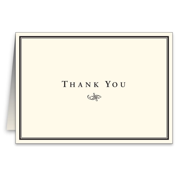 Tarjetas de felicitación con impresión superfina, 25 tarjetas de agradecimiento con sobres