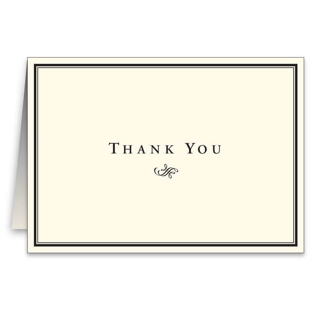 Tarjetas de felicitación con impresión superfina, 25 tarjetas de agradecimiento con sobres