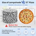 thumbnail image 2 of Linen Drum Lampshades Abstract Zebra Print Black White 13"x13"x10" Light Shade for Table Lamps Floor Lamp Shades Lampshade Replacement Assembly Required, 2 of 8