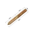 thumbnail image 2 of 20Pcs Tornillo de colgar M6x50mm Tornillo de doble cabeza autoperforante, 2 of 3