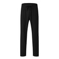 thumbnail image 4 of BKQCNKM Sweatpants for Men Mens Sweatpants Male All Matching Breathable Solid Color Drawstring Multi Pocket Trousers Sweatpants, Black L, 4 of 7