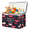 Color 1, variant on Jiaoprinted Aztec Large Toys Storage Box with Lid and Divider, Snowflake Foldable Toys Storage Organizer, Stackable Home Organization, 85L