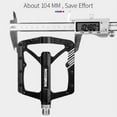 thumbnail image 3 of ROCKBROS MTB Bike Pedals Cycling Ultralight Aluminum Alloy 4 Bearings MTB Pedal Blue, 3 of 4
