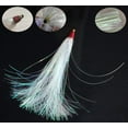 thumbnail image 4 of Bucktail Teasers Mylar Flash Teaser Tail Bucktail Teaser Fluke Rigs Flounder Fishing Lures Bait Rigs, 4 of 6