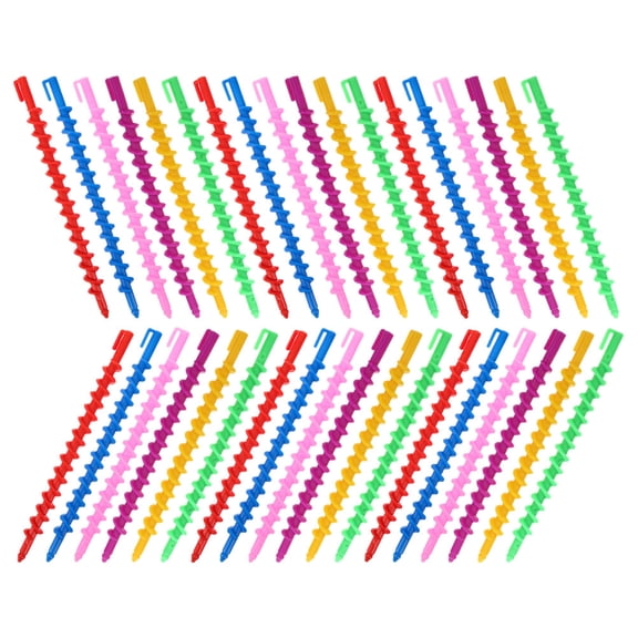 LOLIPPYY 40Pcs Hair Perm Kit Spiral Perm Rods Easy to Use Plastic Hair Curlers for Effortless Stylish Curls