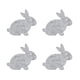 thumbnail image 2 of Posavasos de Conejitos No Tejidos, Posavasos para Bebidas, Posavasos, de Muebles, 2x4 Uds. , Gris, 2 piezas, 2 of 8