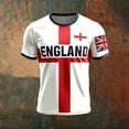 thumbnail image 2 of CONZONE Mens England Soccer T-Shirts Short Sleeve International Football T Shirts for Men Crew Neck British Lion Graphic Casual Summer Tee Tops, 2 of 3