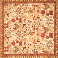 thumbnail image 1 of Ahgly Company Indoor Square Animal Orange Traditional Area Rugs, 6' Square, 1 of 1