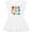 AA-White, variant on Inktastic Happy Sun Moon and Planets Girls Baby Dress