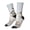 2 Black-2, variant on White Reindeer Portrait Print Adult Socks for Men & Women,Calf Socks, Ankle Socks,Boots Socks,Breathable Casual Sock,Unisex Crew Socks
