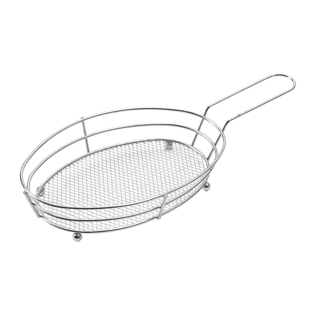 Cesta para freír papas fritas multifuncional para restaurante Plata