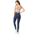thumbnail image 3 of Women's High Rise Moto Activewear Leggings - Smoky BlueL, S, 3 of 5