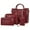 Red, variant on Clearance 50% ZKCCNUK Storage Womens Purse And Handbag 4Pcs Bag Set Tassel Tote Satchel Handle Shoulder Bag Closet Organizers and Storage
