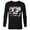 Black, variant on Marvel Studios The Marvels Ms. Marvel Photon Captain Marvel - Long Sleeve T-Shirt for Men - Customized-Navy