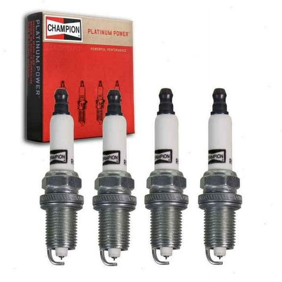 4 pc Champion Platinum Spark Plugs compatible with Dodge Journey 2.4L L4 2009-2010