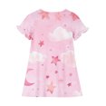thumbnail image 5 of RXIRUCGD 2025 Vêtements d'Été pour Enfants 3-12 Ans Mode Imprimée Pyjama Rêveur Mi-Mollet Chemise de Nuit, 5 of 5