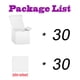 thumbnail image 5 of Cajas de regalo Bonfasvo, 30 unidades, 10 x 10 x 10 cm, papel kraft blanco, 5 of 7