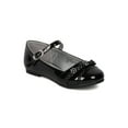 thumbnail image 1 of New Girl Little Angel Britt-940D PU Rhinestone Flower Mary Jane Ballet Flat, 1 of 5